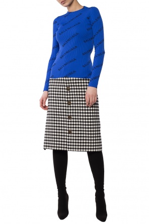 Ribbed sweater with logo, zdjęcie 2 Ribbed sweater with logo od Balenciaga